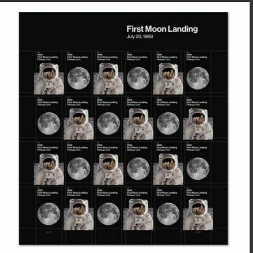 120 USPS 2019 First Moon Landing Forever‎ Stamps Postage Wedding Invite Bachelor